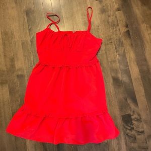 BCBG RED MINI DRESS